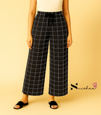 Checked Palazzo Pant
