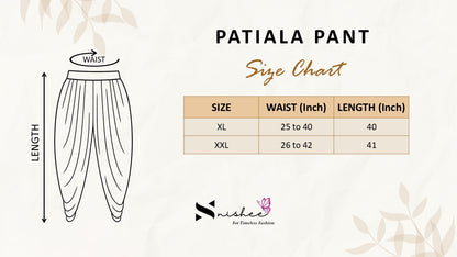 Bottle Green Patiala Pant