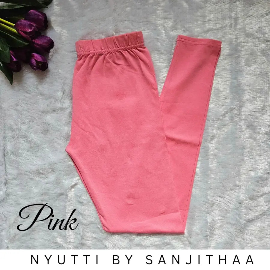 Pink Full Length Leggings