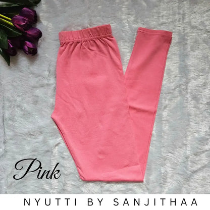 Pink Full Length Leggings