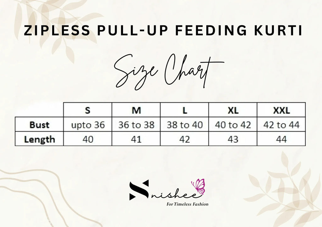 Lovely Butterfly - Pull Up Feeding Kurti