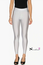 Silver Ankle Length Shimmer Pant